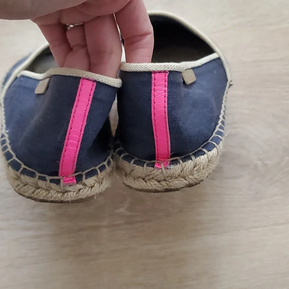 Lilly Pulitzer Metallic Seahorse Espadrille Shoes Sz9